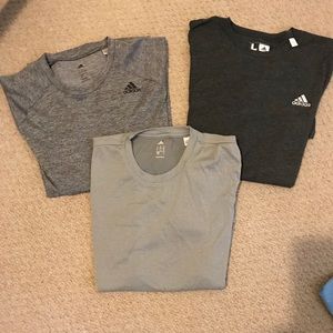 (3) Addidas Men’s Shirt  SS Size Large